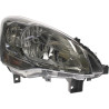 Lampa frontala Dreapta halogen. H4-W5W. electric. cu motor. culoare insert. cromat. culoare semnalizator. transparent CITROEN BE