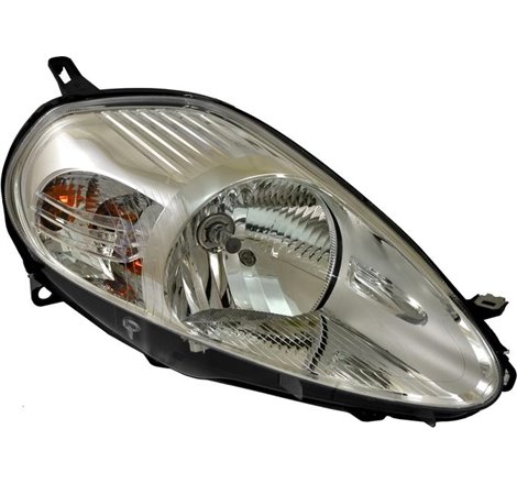 Lampa frontala Dreapta halogen. H4-W5W. electric. cu motor. culoare insert. argintiu. culoare semnalizator. transparent ABARTH G
