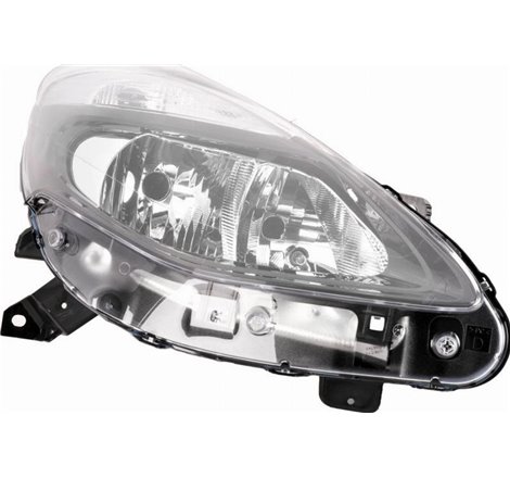 Lampa frontala Dreapta halogen. H7-W5W. electric. fara motoras. culoare insert. negru. culoare semnalizator. transparent RENAULT