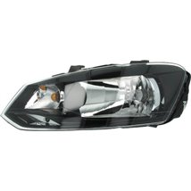 Lampa frontala Stanga halogen. H4-W5W. electric. cu motor. culoare semnalizator. transparent VW POLO. POLO IV. POLO V -05.14 - V