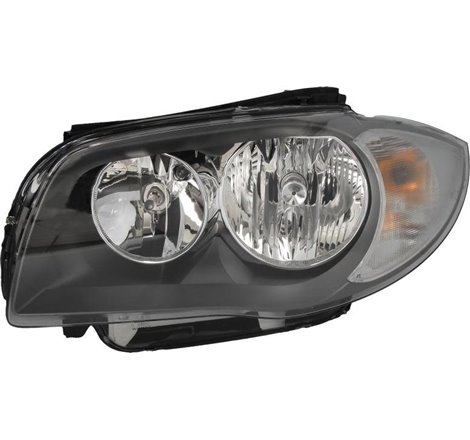 Lampa frontala Stanga halogen. H7-W5W. electric. cu motor. culoare semnalizator. transparent BMW 1 E81. 1 E82. 1 E87. 1 E88 01.0