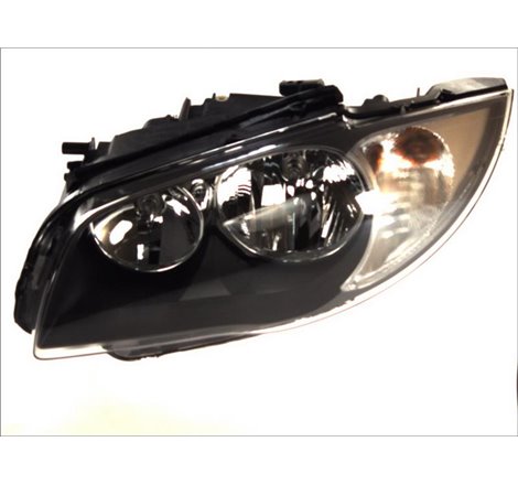 Lampa frontala Stanga halogen. H7-W5W. electric. cu motor. culoare semnalizator. transparent BMW 1 E81. 1 E82. 1 E87. 1 E88 04.0