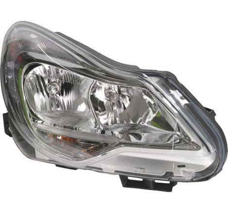 Lampa frontala Dreapta halogen. H1-H7. electric. cu motor. culoare insert. cromat. culoare semnalizator. transparent OPEL CORSA 
