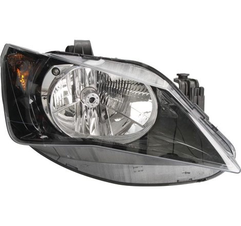 Lampa frontala Dreapta halogen. H4-W5W. electric. cu motor. culoare semnalizator. transparent SEAT IBIZA IV. IBIZA IV SC. IBIZA 