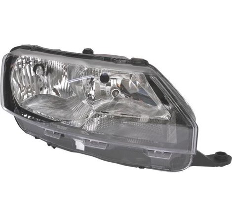 Lampa frontala Dreapta halogen. H15-H7-W5W. electric. cu motor. culoare semnalizator. transparent SKODA RAPID -05.17 - Valeo-044