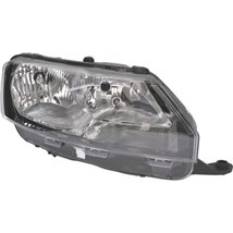 Lampa frontala Dreapta halogen. H15-H7-W5W. electric. cu motor. culoare semnalizator. transparent SKODA RAPID -05.17 - Valeo-044