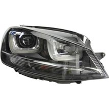 Lampa frontala Dreapta bi-xenon. D3S-H7. electric. cu motor. culoare insert. negru. culoare semnalizator. transparent VW GOLF AL