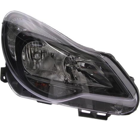 Lampa frontala Dreapta H7. electric. cu motor. culoare insert. negru OPEL CORSA D. CORSA D-HATCHBACK -12.14 - Valeo-045287