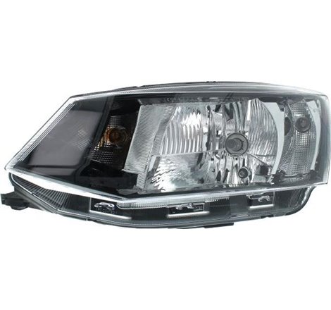 Lampa frontala Stanga halogen. H4-W5W. electric. fara motoras SKODA FABIA III -03.18 - Valeo-046604