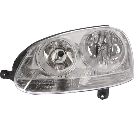 Lampa frontala Stanga H7. electric. cu motor. culoare insert. cromat VW GOLF PLUS. GOLF V. JETTA III -10.08 - Valeo-046650