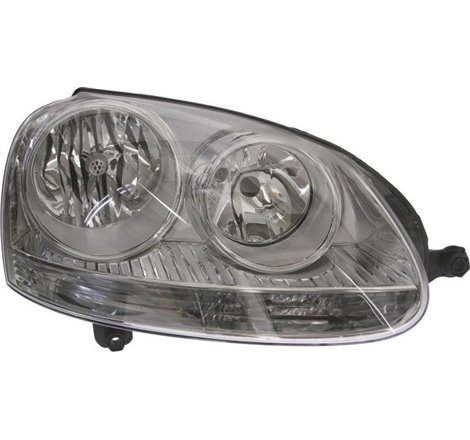 Lampa frontala Dreapta H7. electric. cu motor. culoare insert. cromat VW GOLF PLUS. GOLF V. JETTA III -10.08 - Valeo-046651