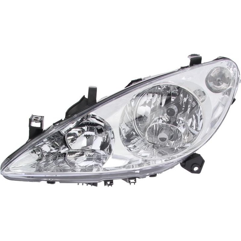Lampa frontala Stanga halogen. H1-H7-W5W. electric. cu motor. culoare semnalizator. transparent PEUGEOT 307. 307-KOMBI -06.05 - 