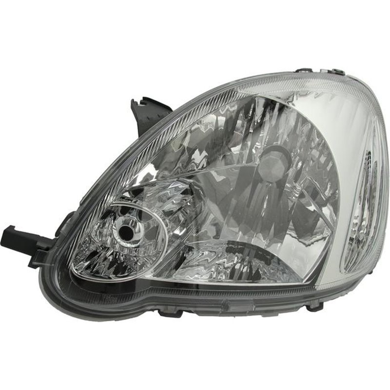 Lampa frontala Stanga halogen. H4-W5W. electric. cu motor. culoare semnalizator. transparent TOYOTA YARIS -11.05 - Valeo-088453