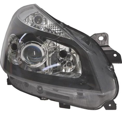 Lampa frontala Dreapta halogen. H1-H7. electric. fara motoras. culoare semnalizator. transparent RENAULT CLIO III. CLIO III-HATC