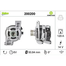 Generator - Alternator - Valeo-200200 - Valeo-200200