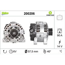Generator - Alternator - Valeo-200206 - Valeo-200206