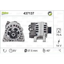 Generator - Alternator - Valeo-437137 - Valeo-437137