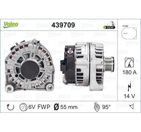 Generator - Alternator - Valeo-439709 - Valeo-439709