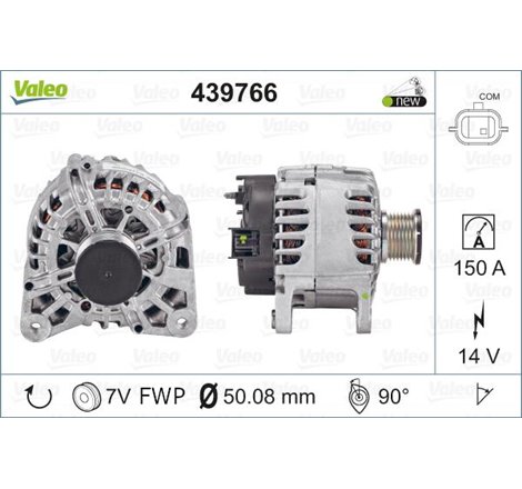 Generator - Alternator - Valeo-439766 - Valeo-439766