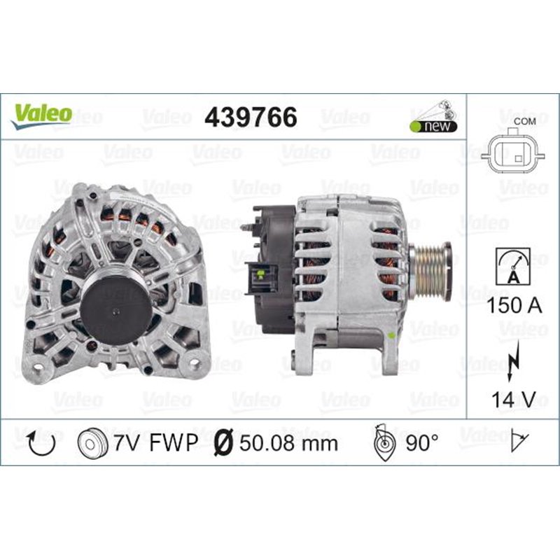 Generator - Alternator - Valeo-439766 - Valeo-439766
