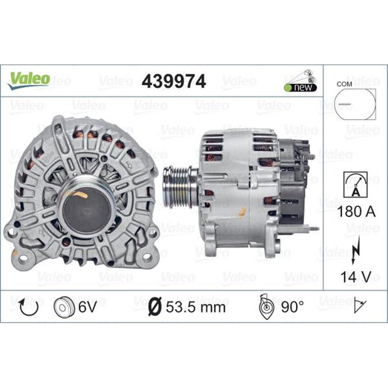 Generator / Alternator - Valeo-439974