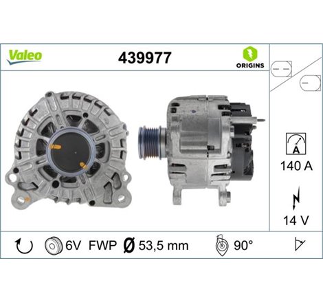 Generator - Alternator - Valeo-439977 - Valeo-439977