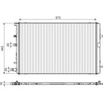 Radiator motor RENAULT GRAND KANGOO III. GRAND SCENIC IV. KANGOO EXPRESS. KANGOO II. KANGOO III. KANGOO III-MINIVAN. MEGANE IV. 