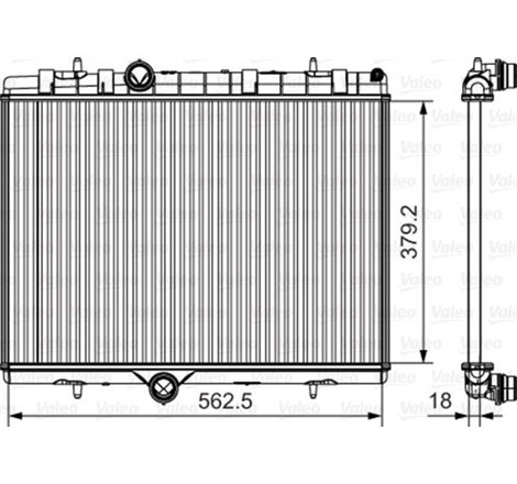 Radiator. racire motor - Valeo-701507 - Valeo-701507