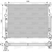 Radiator motor Automat MERCEDES G W461. GL X164. M W164. R W251. V251 3.0-6.2 - Valeo-701569
