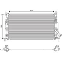 Radiator, racire motor - Valeo-701613