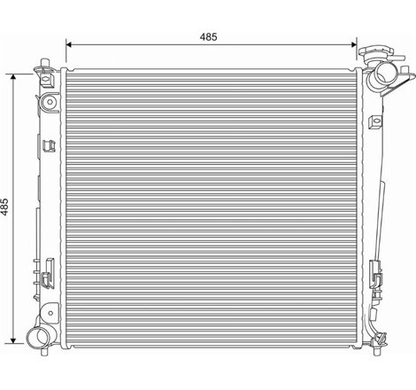 Radiator, racire motor - Valeo-701629