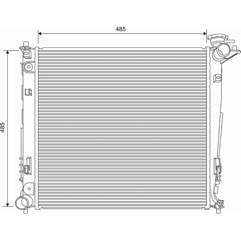 Radiator, racire motor - Valeo-701629