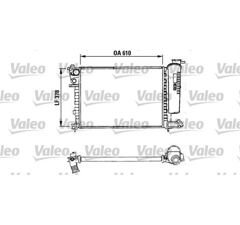 Radiator motor CITROEN SAXO. XSARA. XSARA-HATCHBACK. ZX. PEUGEOT 306. 306-HATCHBACK 1.1-2.0 - Valeo-730630