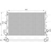 Radiator motor FIAT CROMA. OPEL SIGNUM. VECTRA C. VECTRA C GTS 1.6-1.8 - Valeo-734981