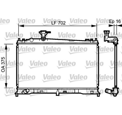 Radiator motor MAZDA 6 1.8-2.0 - Valeo-735053