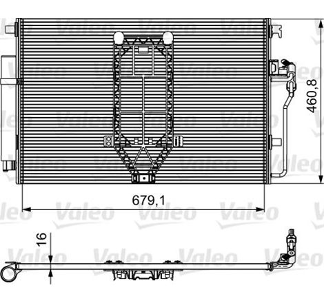 Condensator AC MERCEDES SPRINTER 3.5-T B906. SPRINTER 3.5-T B907. SPRINTER 3.5-T B907. B910. SPRINTER 3-T B906. SPRINTER 3-T B90