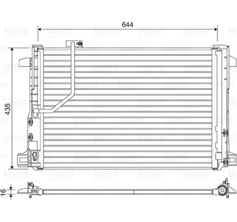 Condensator AC MERCEDES C C204. C T-MODEL S204. C W204. CLS C218. CLS SHOOTING BRAKE X218. E A207. E C207. E T-MODEL S212. E W21