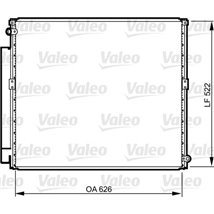 Condensator AC TOYOTA LAND CRUISER 90. LAND CRUISER PRADO 3.0D-3.4 03.96-12.10 - Valeo-814203