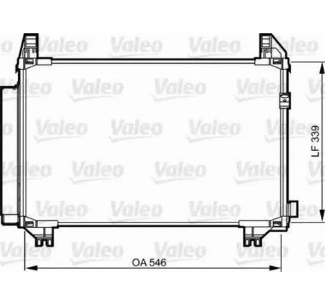 Condensator. climatizare - Valeo-814224 - Valeo-814224