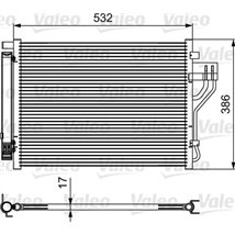 Condensator. climatizare - Valeo-814494 - Valeo-814494