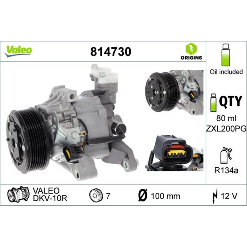 Compresor. climatizare - Valeo-814730 - Valeo-814730