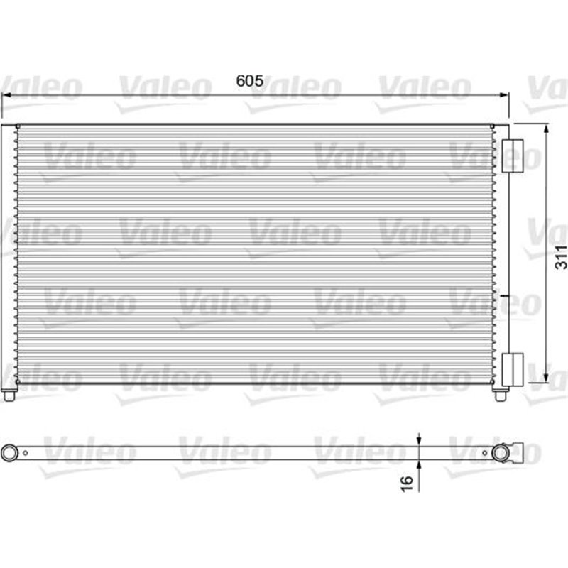 VALEO Renault Twingo condensator - Valeo-817799
