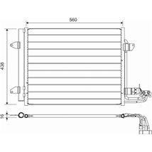 Condensator, climatizare - Valeo-817806