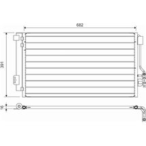 Condensator, climatizare - Valeo-817842