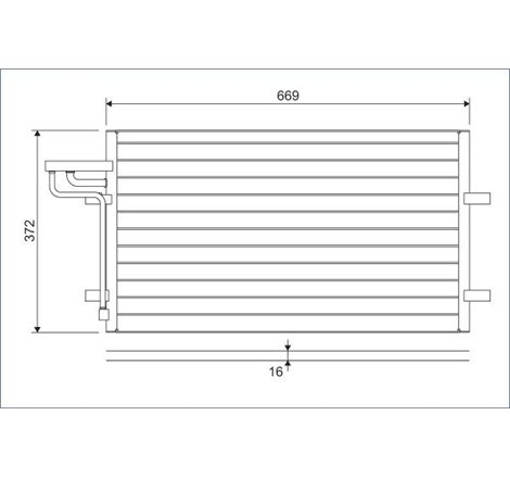 VALEO condensator Ford Focus C-Max - Valeo-818046