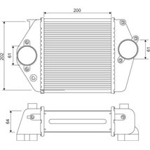 Intercooler, compresor - Valeo-818380