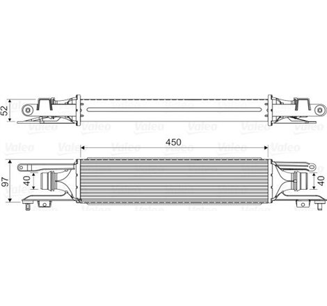 Intercooler. compresor - Valeo-818577 - Valeo-818577