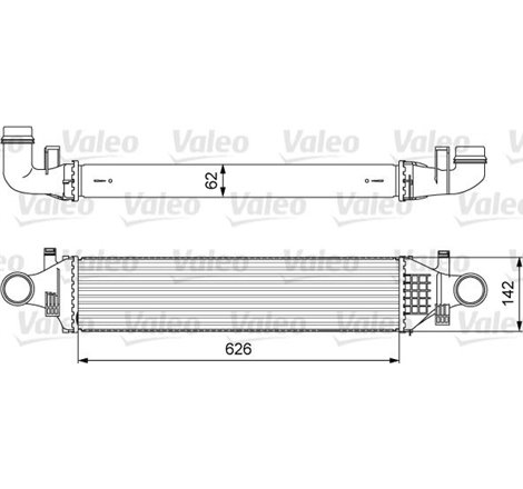 Intercooler, compresor - Valeo-818623