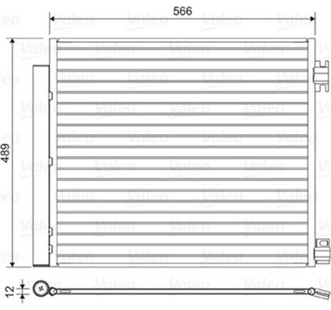 Condensator AC NISSAN QASHQAI II. QASHQAI III. X-TRAIL III. RENAULT AUSTRAL. ESPACE V. KADJAR. KOLEOS I 1.2-2.5 07.08- - Valeo-8