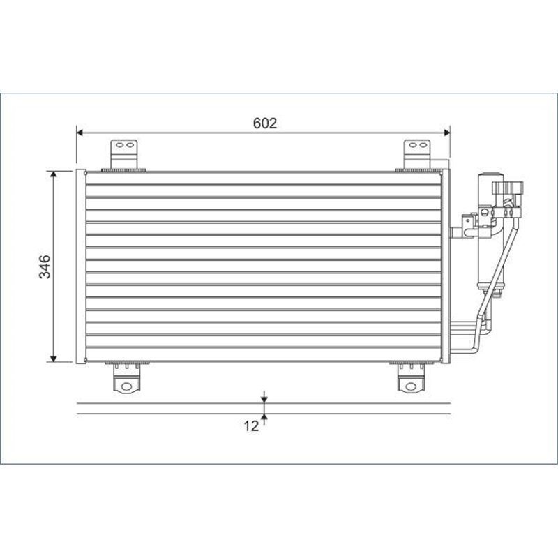 Condensator AC MAZDA 2. CX-3 1.5-2.0 08.14- - Valeo-822589
